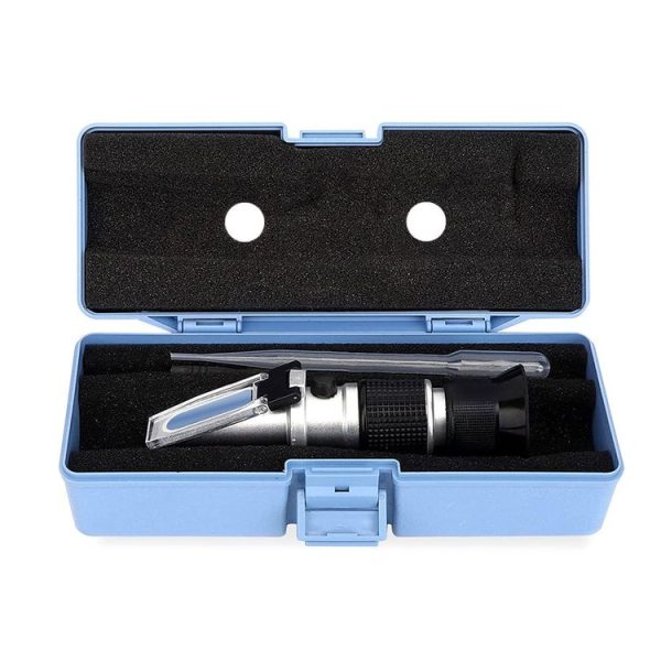 RF001BX With Plastic box Handheld Refractometer Fruit Sugar Meter Brix Tester 0-32 Measuring Range - Image 3