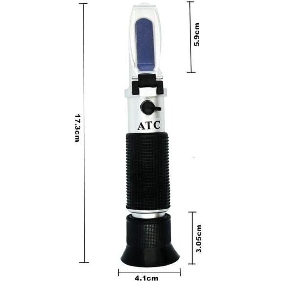 RF001BX With Plastic box Handheld Refractometer Fruit Sugar Meter Brix Tester 0-32 Measuring Range - Image 4