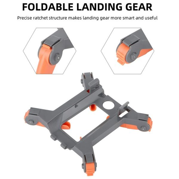 Sunnylife M3P-LG582 For DJI Mavic 3 Pro Folding Increases Tripod Protection Support Spider Landing Rack (Grey) - Image 3