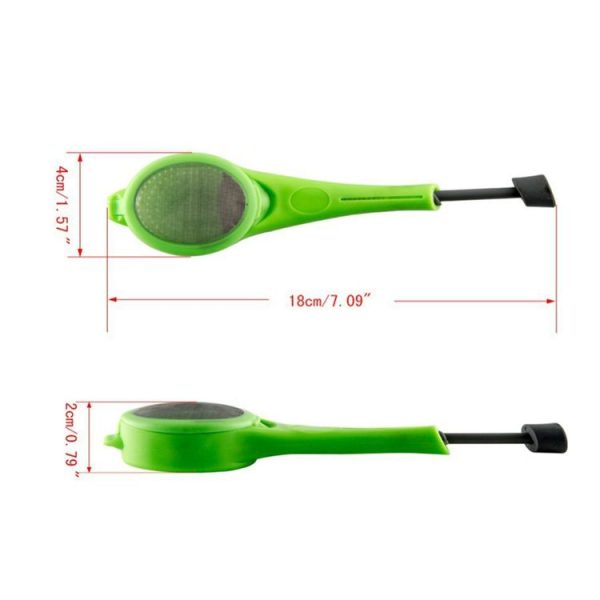 Tea Strainer Reusable Tea Infuser Built-In Plunger Portable Food-Grade Plastic Tea&Coffee Strainer - Image 3