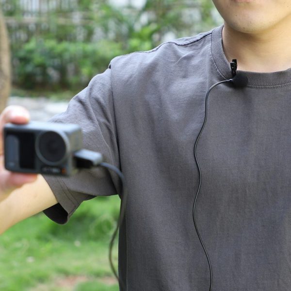 DJI Pocket 3 / Action 4 / 3 / 2 Sunnylife MC490 Collar Microphone Motion Camera Recording Wheat - Image 2