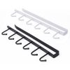 6 Even Iron Hook Hanging Cup Holder Cabinet Storage Hanger (White) - Image 2