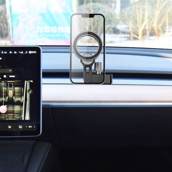 Tesla Model 3 / Y Air Vent Magnetic Mobile Phone Holder With Magnetic Ring - Image 4