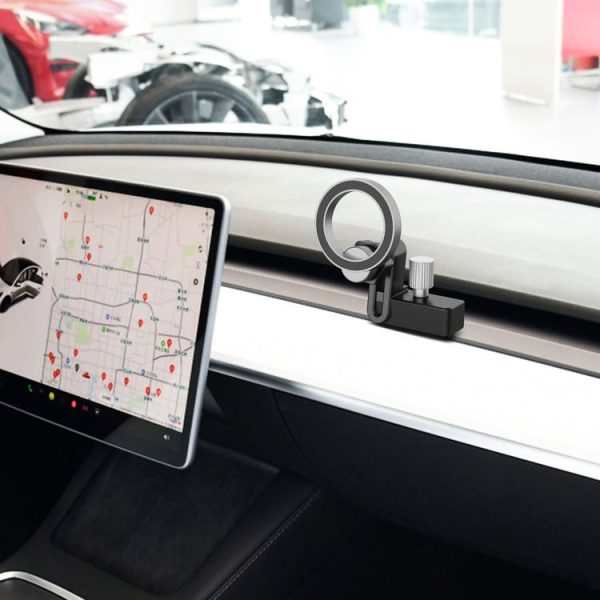 Tesla Model 3 / Y Air Vent Magnetic Mobile Phone Holder With Magnetic Ring - Image 6