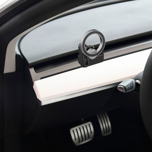 Tesla Model 3 / Y Air Vent Magnetic Mobile Phone Holder With Magnetic Ring - Image 7