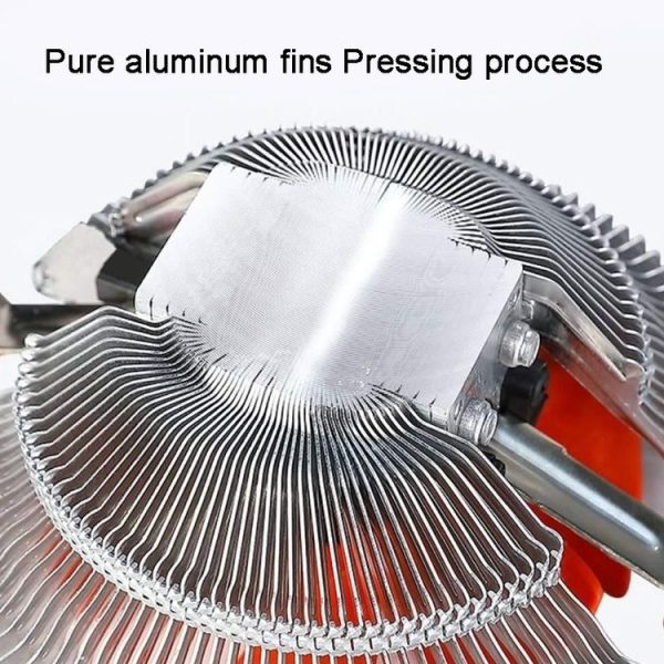 EVESKY Desktop Computer CPU Fan 1155 775 AMD Universal Mute Down Pressure CPU Radiator - Image 6