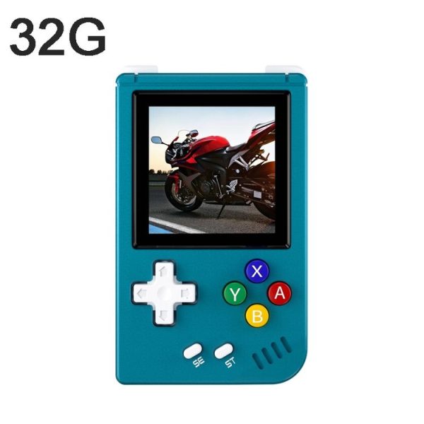 ANBERNIC RG Nano 1.54-Inch IPS Linux System Classic Pocket Retro Game Console 32G 3000 Games (Blue)