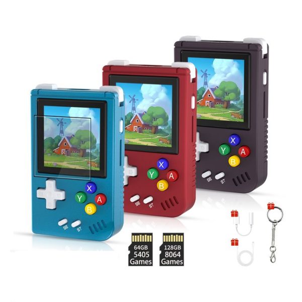 ANBERNIC RG Nano 1.54-Inch IPS Linux System Classic Pocket Retro Game Console 32G 3000 Games (Blue) - Image 2