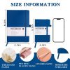 A6 PU Leather Notebook Business Notepad 96 Sheets Inner Pages (Pink) - Image 3
