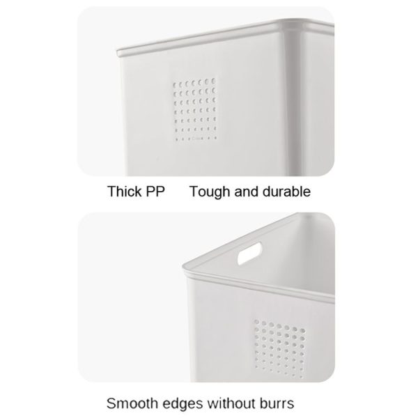 Desktop Storage Box Cosmetics Finishing Box, Style: Small Short Without Lid - Image 3