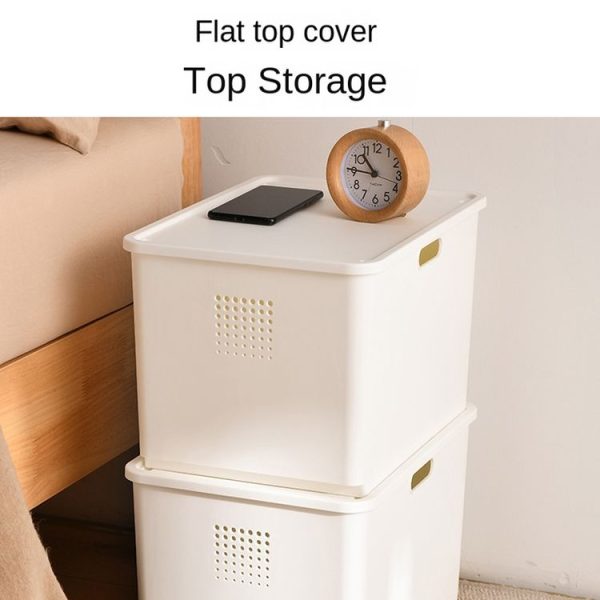 Desktop Storage Box Cosmetics Finishing Box, Style: Small Short Without Lid - Image 5