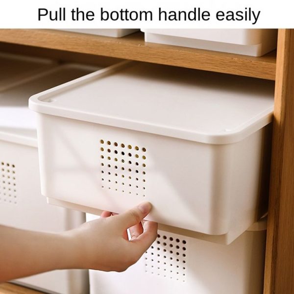 Desktop Storage Box Cosmetics Finishing Box, Style: Small Short Without Lid - Image 6