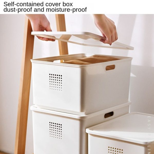 Desktop Storage Box Cosmetics Finishing Box, Style: Small Short Without Lid - Image 8