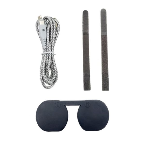 Iplay for PSVR2 TYPE-C Charging Cable + Glasses Cover + Cable Tie Set (HBP-509)