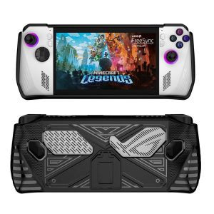 Asus ROG Ally Game Console TPU Soft Cover With Holder Bracket (Black)