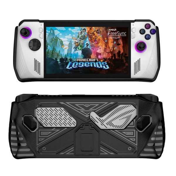 Asus ROG Ally Game Console TPU Soft Cover With Holder Bracket (Black)