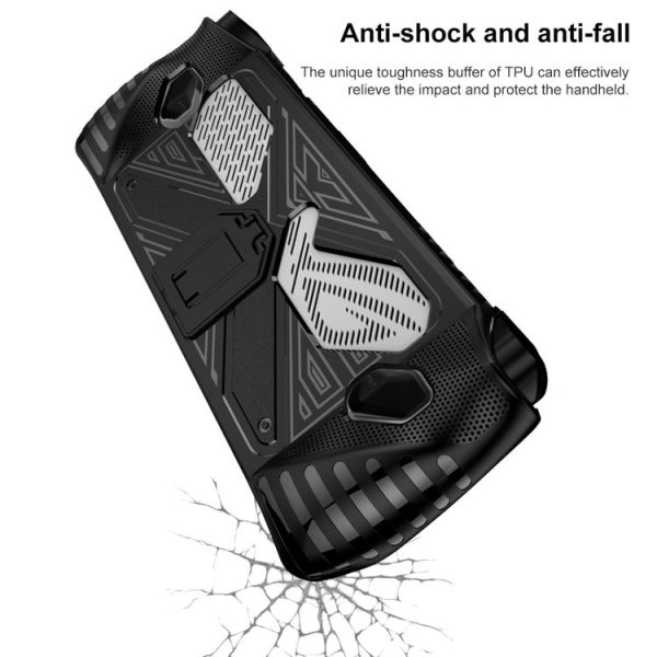 Asus ROG Ally Game Console TPU Soft Cover With Holder Bracket (Black) - Image 3