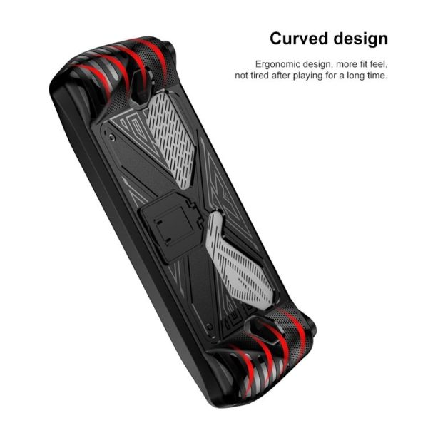 Asus ROG Ally Game Console TPU Soft Cover With Holder Bracket (Black) - Image 5