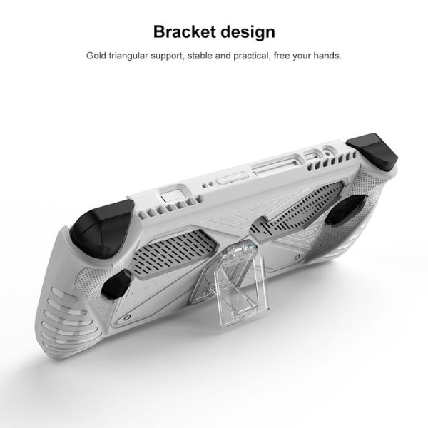 Asus ROG Ally Game Console TPU Soft Cover With Holder Bracket (Black) - Image 6