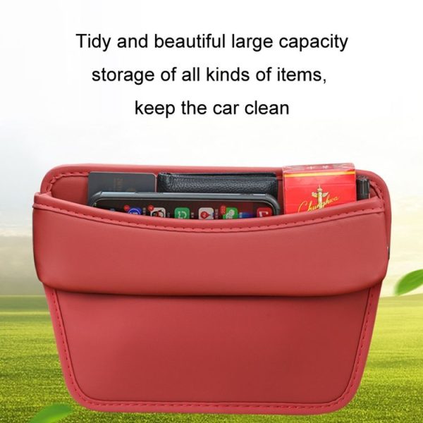 Car Gap Storage Box Seat Decoration Seat Filler Organizer (Black) - Image 4