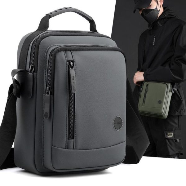 WEPOWER Men Shoulder Casual Holding Messenger Bags, Style: Small Black - Image 11