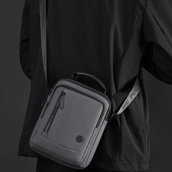 WEPOWER Men Shoulder Casual Holding Messenger Bags, Style: Small Black - Image 12