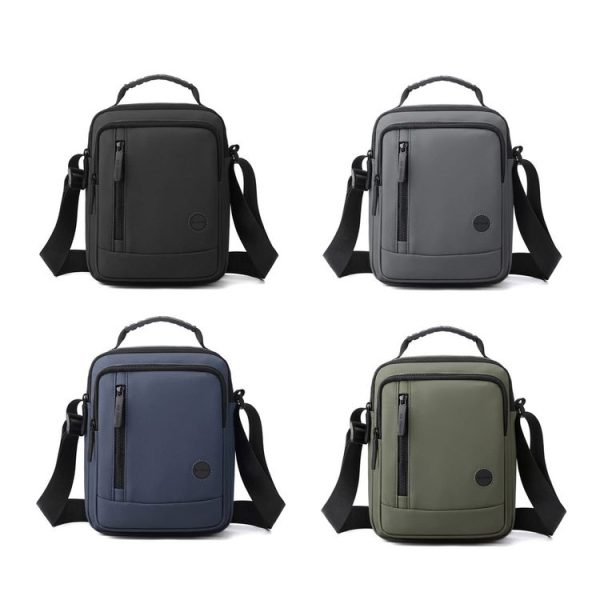 WEPOWER Men Shoulder Casual Holding Messenger Bags, Style: Small Black - Image 2