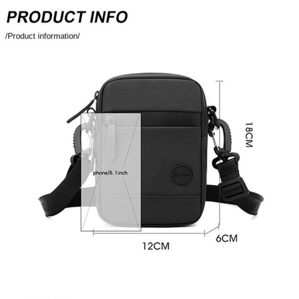 WEPOWER Shoulder Small Hanging Multi Functional Mobile Phone Bag (Navy) - Image 3