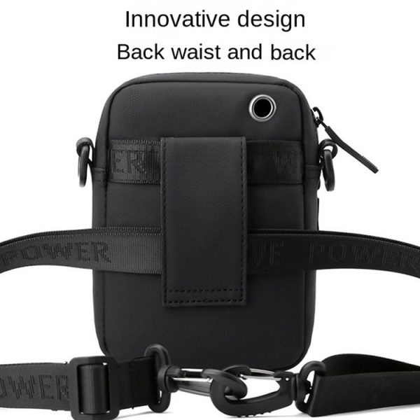 WEPOWER Shoulder Small Hanging Multi Functional Mobile Phone Bag (Navy) - Image 6