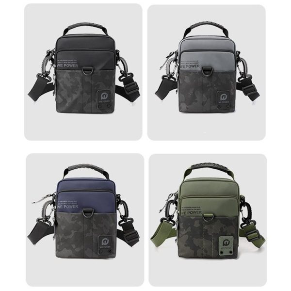 WEPOWER Men Light Sports Shoulder Small Bags (Grey) - Image 2