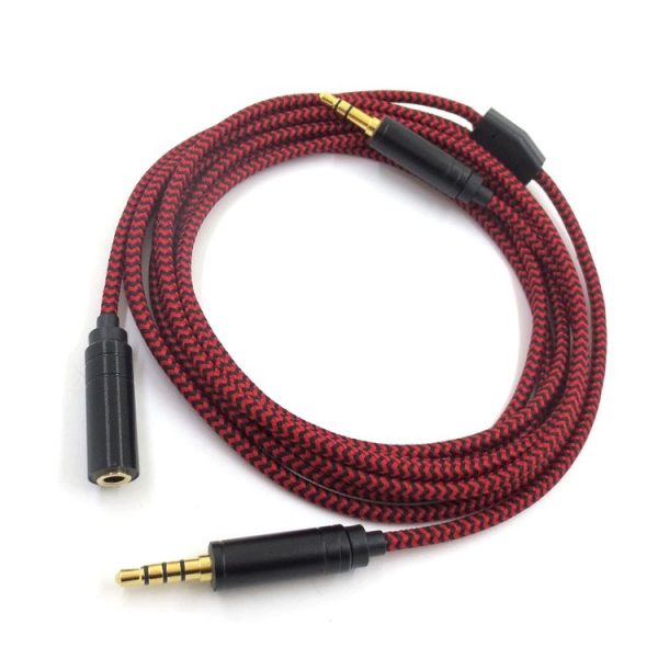 3.5mm Voice Party Live Recording Audio Cable Mobile Game Projection Computer Chat Link Cable (Black) - Image 3
