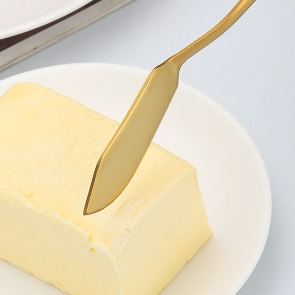 Stainless Steel Butter Avocado Jam Knife Cake Butter Spatula, Color: Silver - Image 7