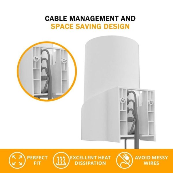 TP Link Deco X68 / X80 / XE75 / XE75 Pro Wifi 6-way Router Bracket (White) - Image 5