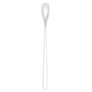 15cm 304 Stainless Steel Spoon Coffee Square Head Spoon Long Handle Mixing Spoon, Color: Stainless Steel Color