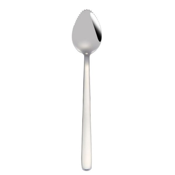 304 Stainless Steel Fruit Scraping Spoon Children Supplementary Food Tableware, Color: Stainless Steel Color