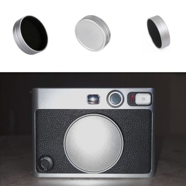 FUJIFILM Instax Mini EVO Camera Lens Cap Aluminum Alloy Protective Cover (Silver) - Image 5