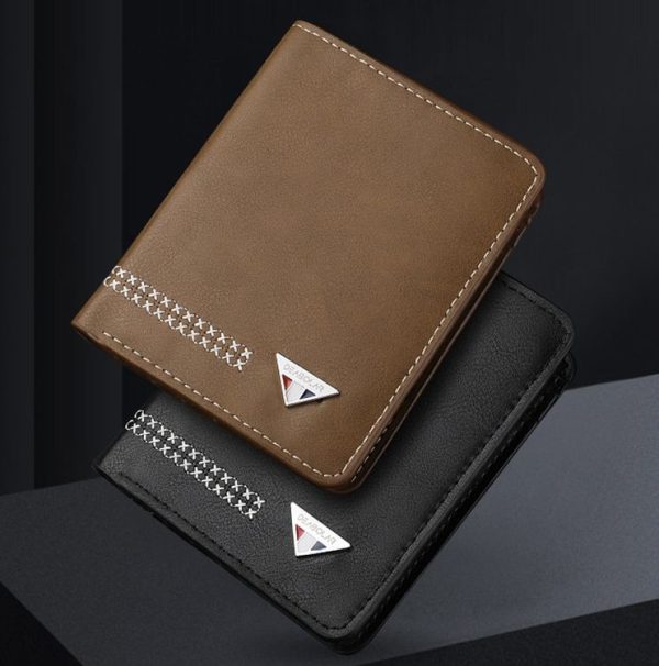 DEABOLAR Men Wallet Retro Casual Short Multi-card Holder Driver License Case (Brown) - Image 7