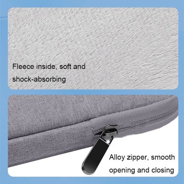 BUBM Large-capacity Wear-resistant and Shock-absorbing Laptop Storage Bag, Size: 14 inch (Grey) - Image 7