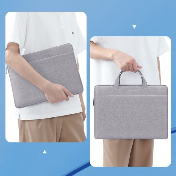 BUBM Large-capacity Wear-resistant and Shock-absorbing Laptop Storage Bag, Size: 14 inch (Grey) - Image 8