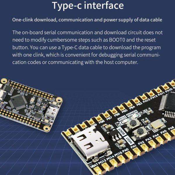 Yahboom MCU RCT6 Development Board STM32 Experimental Board ARM System Core Board, Specification: GD32F103C8T6 - Image 11