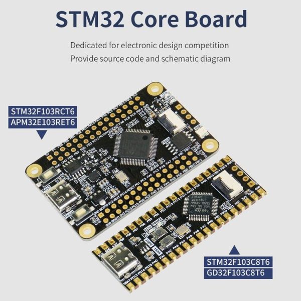 Yahboom MCU RCT6 Development Board STM32 Experimental Board ARM System Core Board, Specification: GD32F103C8T6 - Image 2