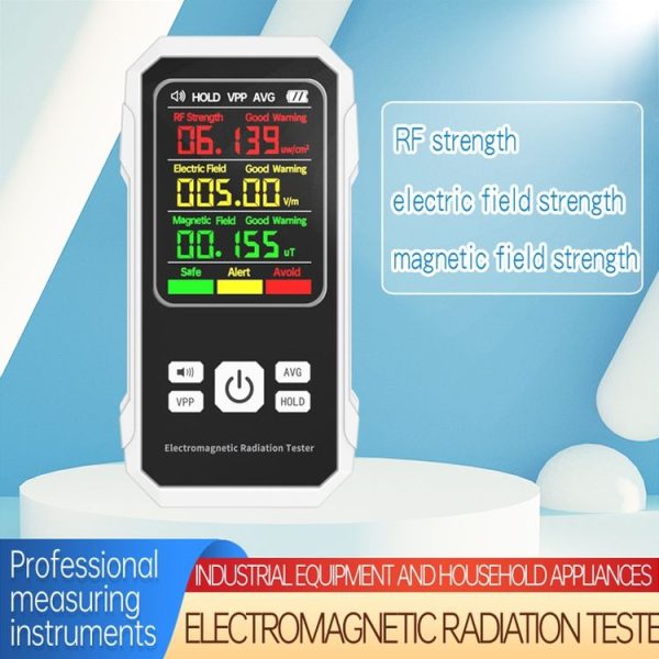 Electromagnetic Radiation Detector High Frequency Radiation Detector (White) - Image 5