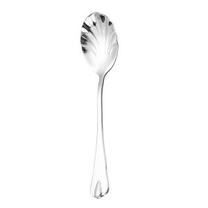 Stainless Steel Water Droplet Shell Spoon Ice Cream Spoon Coffee Mixing Spoon, Color: Stainless Steel Color