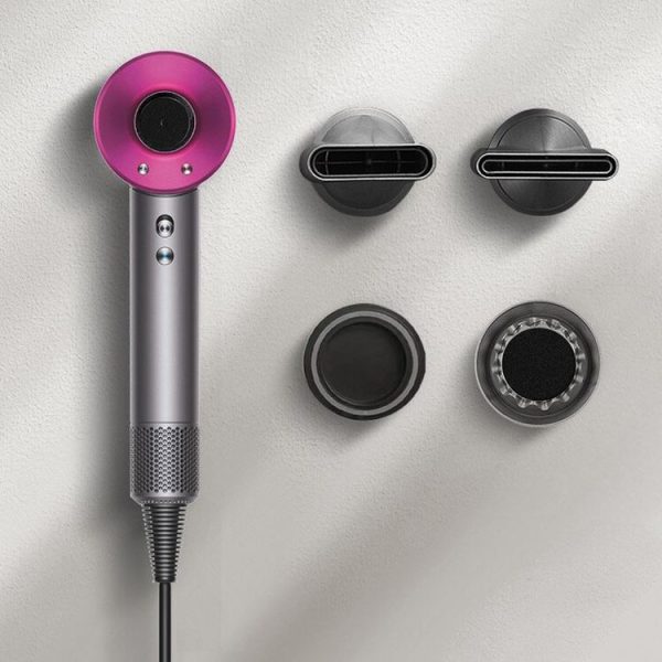 Dyson Hair Dryer No-punch Bathroom Wall Mounted Magnetic Blower Holder Nozzle Storage Hanger - Image 9