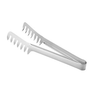 Titanium Plated Stainless Steel Spaghetti Clip Restaurant Food Clamps, Color: Stainless Steel Color