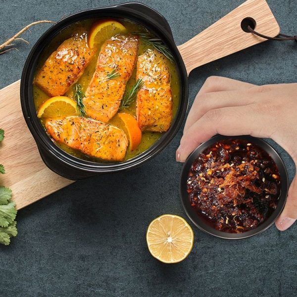 4pcs / set Stainless Steel Circular Dipped Dishes Seasoning Gastric Dish, Color: Stainless Steel Color - Image 10