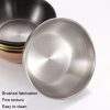 4pcs / set Stainless Steel Circular Dipped Dishes Seasoning Gastric Dish, Color: Stainless Steel Color - Image 5