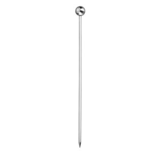 304 Stainless Steel Fruit Needle Dim Sum Decorative Small Sticks, Color: Silver