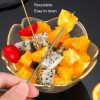304 Stainless Steel Fruit Needle Dim Sum Decorative Small Sticks, Color: Silver - Image 9