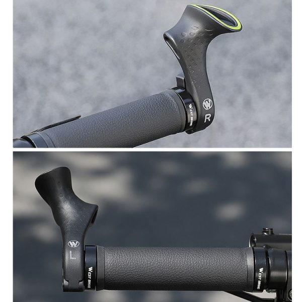 WEST BIKING Bike Cow Horns Fluorescent Deputy Handle Riding Equipment (Black) - Image 12